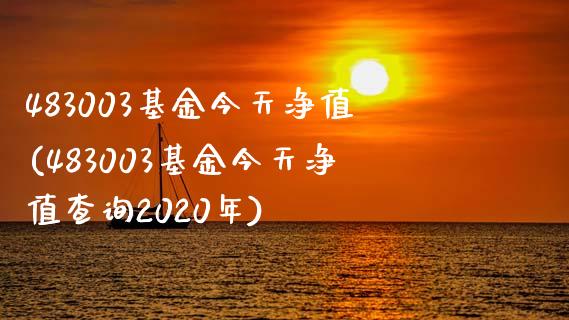 483003基金今天净值(483003基金今天净值查询2020年)_https://www.gzbbqc.com_道指期货_第1张