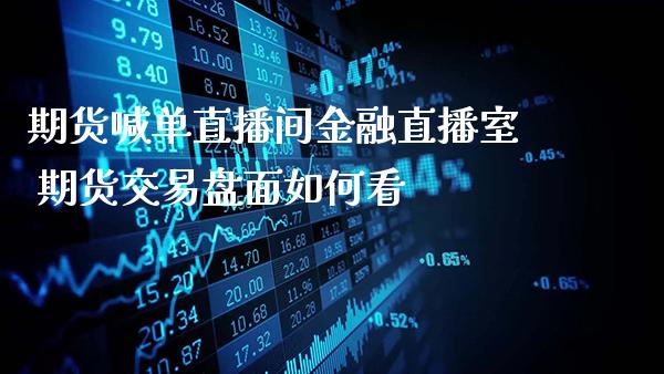期货喊单直播间金融直播室 期货交易盘面如何看_https://www.gnhpgy.com_道指期货_第1张