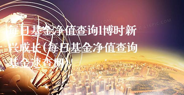 每日基金净值查询l博时新兴成长(每日基金净值查询基金速查网)_https://www.gzbbqc.com_未分类_第1张