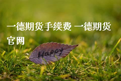 一德期货手续费 一德期货官网_https://www.gzbbqc.com_股指期货_第1张