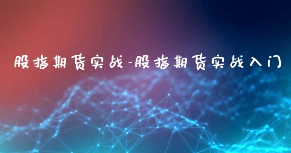 股指期货实战-股指期货实战入门_https://www.gnhpgy.com_恒指期货_第1张