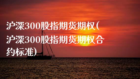 沪深300股指期货期权(沪深300股指期货期权合约标准)_https://www.gzbbqc.com_纳指期货_第1张