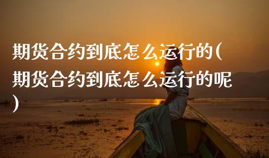 期货合约到底怎么运行的(期货合约到底怎么运行的呢)_https://www.gzbbqc.com_原油期货_第1张