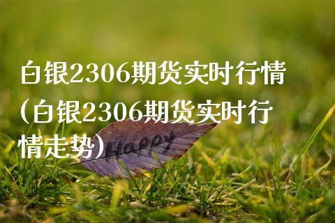 白银2306期货实时行情(白银2306期货实时行情走势)_https://www.gzbbqc.com_纳指期货_第1张