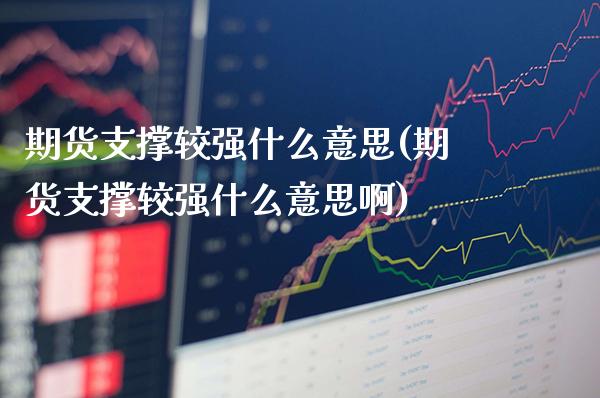 期货支撑较强什么意思(期货支撑较强什么意思啊)_德指期货_第1张_八八期货网 期货支撑较强什么意思(期货支撑较强什么意思啊)_https://www.gzbbqc.com_德指期货_第1张