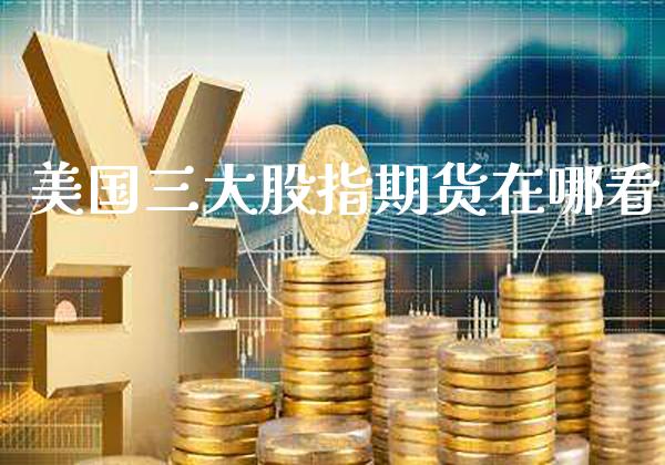 美国三大股指期货在哪看_https://www.gnhpgy.com_黄金期货_第1张
