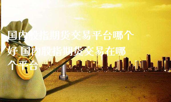 国内股指期货交易平台哪个好 国内股指期货交易在哪个平台_https://www.gnhpgy.com_股指期货_第1张