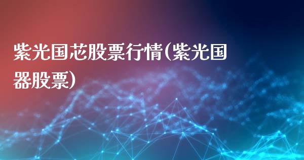 紫光国芯股票行情(紫光国器股票)_https://www.gzbbqc.com_道指期货_第1张