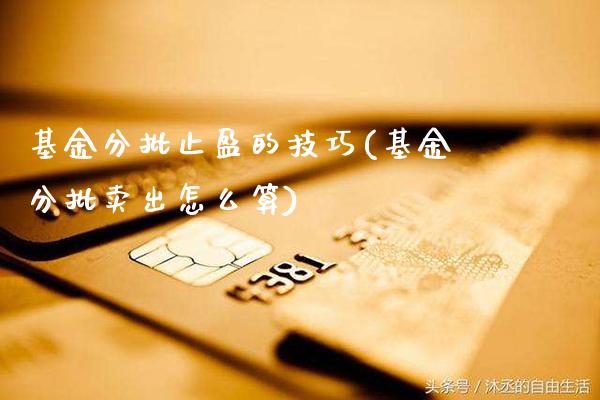 基金分批止盈的技巧(基金分批卖出怎么算)_https://www.gzbbqc.com_恒指期货_第1张
