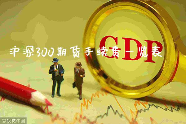 沪深300期货手续费一览表_https://www.gnhpgy.com_原油期货_第1张