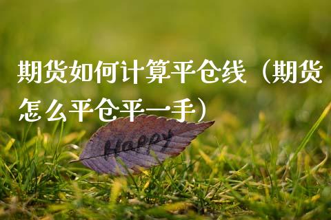 期货如何计算平仓线（期货怎么平仓平一手）_https://www.gzbbqc.com_纳指期货_第1张