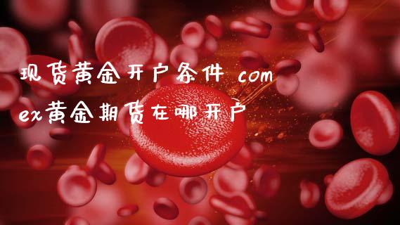 现货黄金开户条件 comex黄金期货在哪开户_https://www.gnhpgy.com_黄金期货_第1张