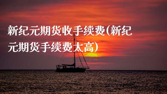 新纪元期货收手续费(新纪元期货手续费太高)_https://www.gzbbqc.com_道指期货_第1张