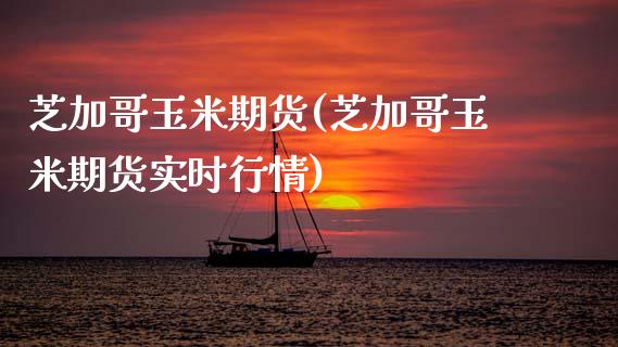芝加哥玉米期货(芝加哥玉米期货实时行情)_https://www.gzbbqc.com_道指期货_第1张