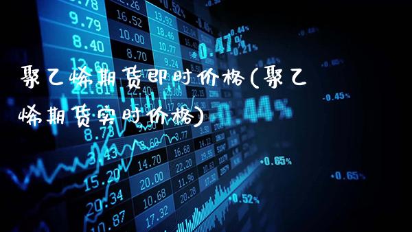 聚乙烯期货即时价格(聚乙烯期货实时价格)_https://www.gzbbqc.com_股指期货_第1张