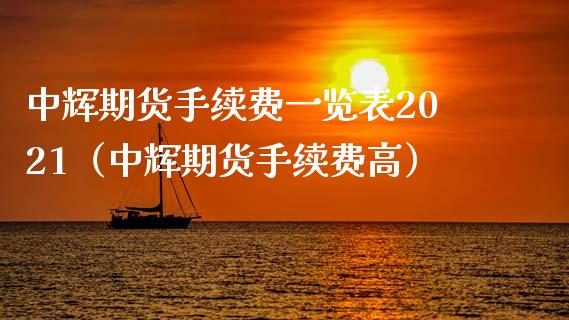 中辉期货手续费一览表2021（中辉期货手续费高）_https://www.gzbbqc.com_原油期货_第1张