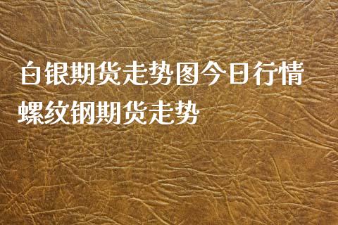 白银期货走势图今日行情 螺纹钢期货走势_https://www.gzbbqc.com_黄金期货_第1张
