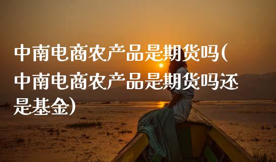 中南电商农产品是期货吗(中南电商农产品是期货吗还是基金)_https://www.gzbbqc.com_原油期货_第1张