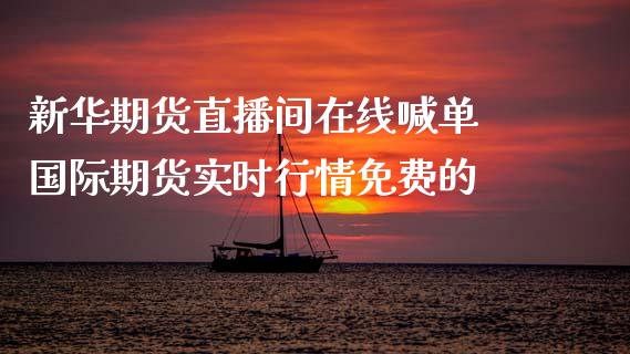 新华期货直播间在线喊单 国际期货实时行情免费的_https://www.gnhpgy.com_恒指期货_第1张