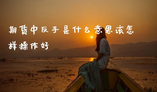 期货中反手是什么意思该怎样操作好_https://www.gzbbqc.com_道指期货_第1张