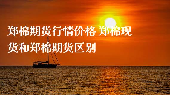 郑棉期货行情价格 郑棉现货和郑棉期货区别_https://www.gzbbqc.com_恒指期货_第1张