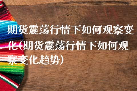 期货震荡行情下如何观察变化(期货震荡行情下如何观察变化趋势)_https://www.gzbbqc.com_恒指期货_第1张