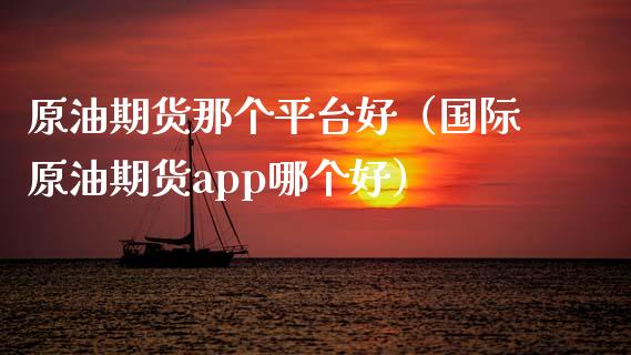 原油期货那个平台好（国际原油期货app哪个好）_https://www.gzbbqc.com_德指期货_第1张