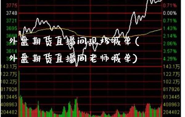 外盘期货直播间现场喊单(外盘期货直播间老师喊单)_https://www.gzbbqc.com_道指期货_第1张