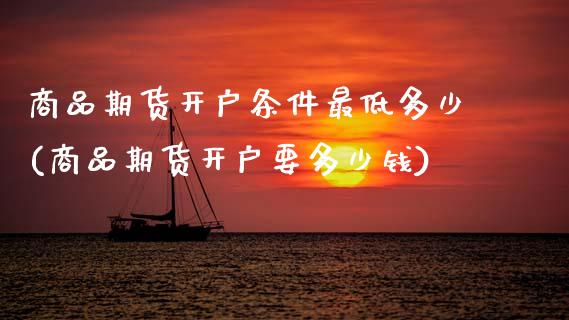 商品期货开户条件最低多少(商品期货开户要多少钱)_https://www.gzbbqc.com_股指期货_第1张