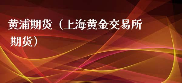 黄浦期货（上海黄金交易所 期货）_https://www.gzbbqc.com_期货知识_第1张