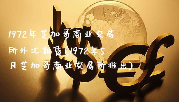 1972年芝加哥商业交易所外汇期货(1972年5月芝加哥商业交易所推出)_https://www.gzbbqc.com_恒指期货_第1张