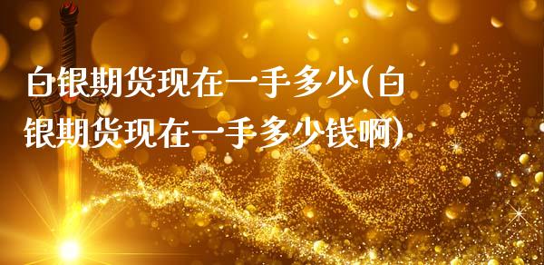 白银期货现在一手多少(白银期货现在一手多少钱啊)_https://www.gzbbqc.com_纳指期货_第1张