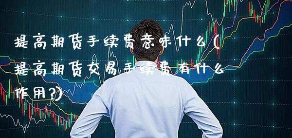 提高期货手续费意味什么(提高期货交易手续费有什么作用?)_https://www.gzbbqc.com_原油期货_第1张