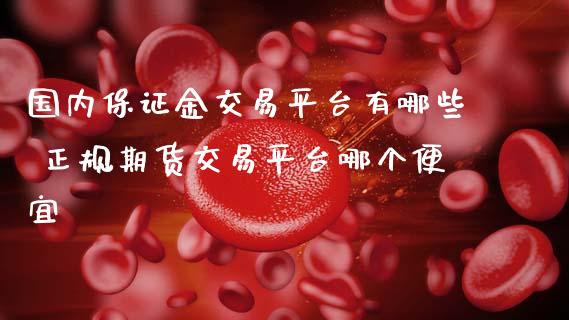国内保证金交易平台有哪些 正规期货交易平台哪个便宜_https://www.gnhpgy.com_股指期货_第1张