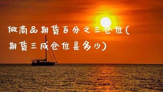 做商品期货百分之三仓位(期货三成仓位是多少)_https://www.gzbbqc.com_德指期货_第1张