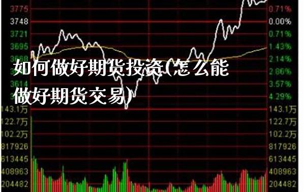 如何做好期货投资(怎么能做好期货交易)_https://www.gzbbqc.com_黄金期货_第1张