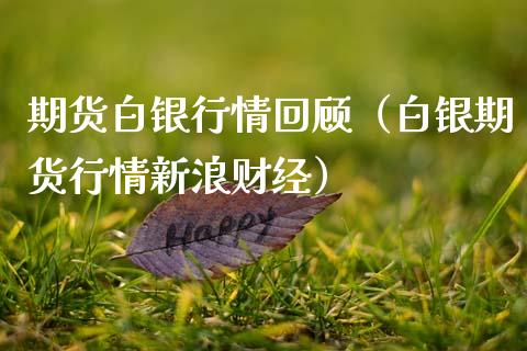 期货白银行情回顾（白银期货行情新浪财经）_https://www.gzbbqc.com_德指期货_第1张