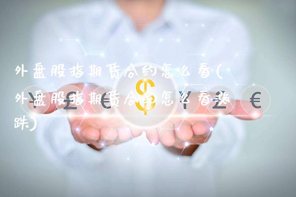 外盘股指期货合约怎么看(外盘股指期货合约怎么看涨跌)_期货知识_第1张_八八期货网 外盘股指期货合约怎么看(外盘股指期货合约怎么看涨跌)_https://www.gzbbqc.com_期货知识_第1张