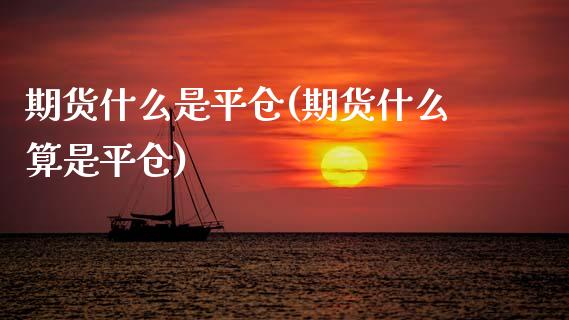 期货什么是平仓(期货什么算是平仓)_https://www.gzbbqc.com_股指期货_第1张