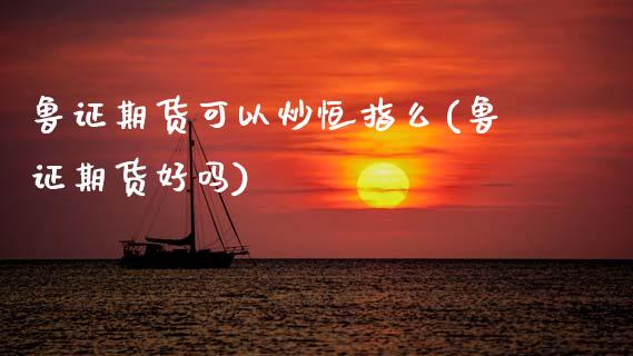 鲁证期货可以炒恒指么(鲁证期货好吗)_https://www.gzbbqc.com_纳指期货_第1张
