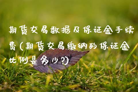 期货交易数据及保证金手续费(期货交易缴纳的保证金比例是多少?)_https://www.gzbbqc.com_道指期货_第1张