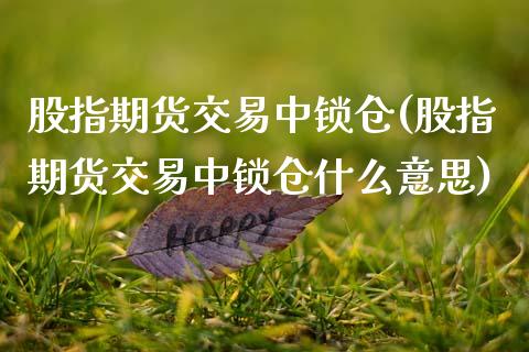 股指期货交易中锁仓(股指期货交易中锁仓什么意思)_https://www.gzbbqc.com_期货知识_第1张