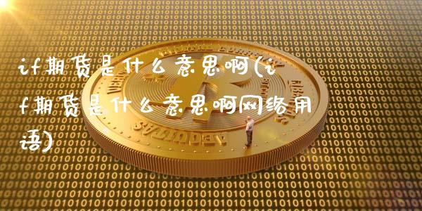 if期货是什么意思啊(if期货是什么意思啊网络用语)_https://www.gzbbqc.com_恒指期货_第1张