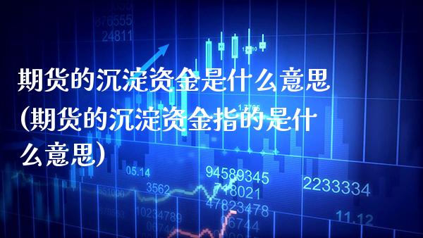 期货的沉淀资金是什么意思(期货的沉淀资金指的是什么意思)_https://www.gzbbqc.com_纳指期货_第1张