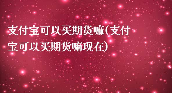 支付宝可以买期货嘛(支付宝可以买期货嘛现在)_https://www.gzbbqc.com_德指期货_第1张