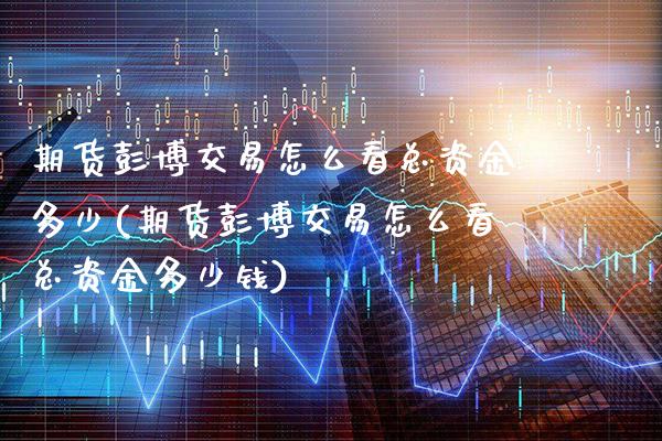 期货彭博交易怎么看总资金多少(期货彭博交易怎么看总资金多少钱)_https://www.gzbbqc.com_期货知识_第1张