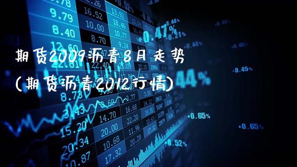 期货2009沥青8月走势(期货沥青2012行情)_https://www.gzbbqc.com_纳指期货_第1张