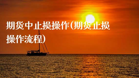 期货中止损操作(期货止损操作流程)_https://www.gzbbqc.com_道指期货_第1张