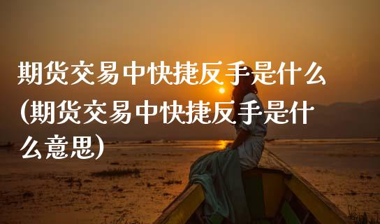 期货交易中快捷反手是什么(期货交易中快捷反手是什么意思)_https://www.gzbbqc.com_股指期货_第1张