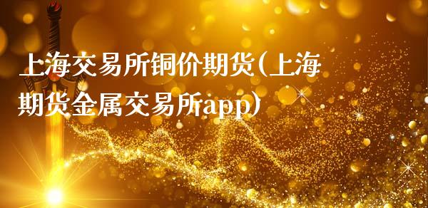 上海交易所铜价期货(上海期货金属交易所app)_https://www.gzbbqc.com_纳指期货_第1张